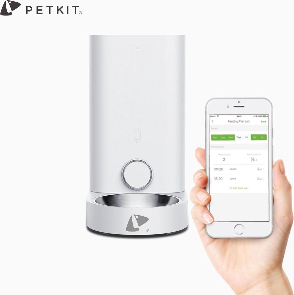 PETKIT® -  Voerautomaat - Automatische voerbak - Vershoudend - Voerbak Kat - met App