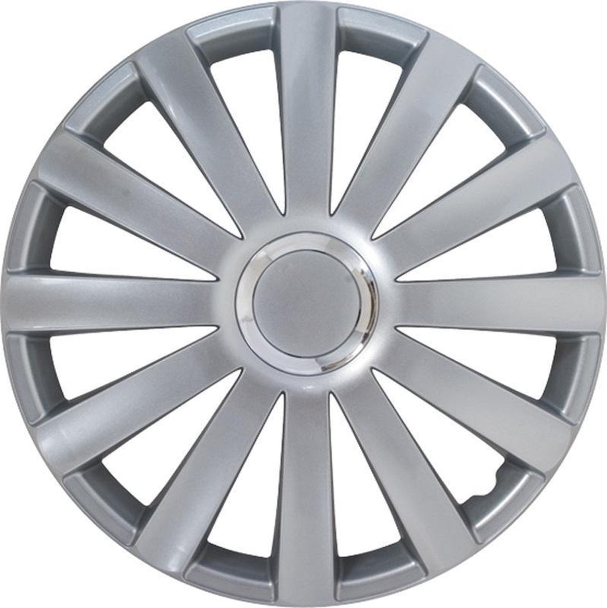 Autostyle Wieldoppen 15 inch Spyder Zilver - ABS