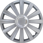 Autostyle Wieldoppen 15 inch Spyder Zilver - ABS