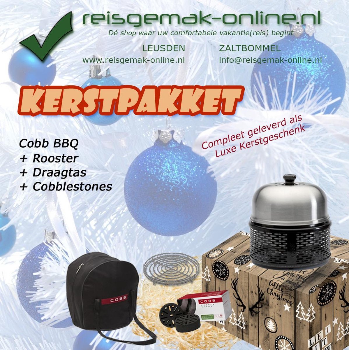 Exclusief Cobb PRO BBQ KerstPakket - Rooster