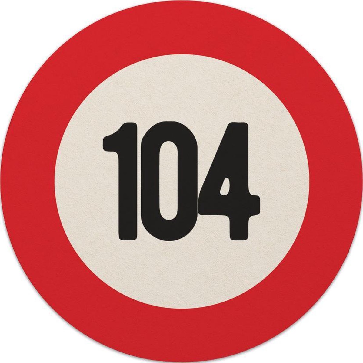 Bierviltjes 104 jaar | Bierviltjes 20 stuks | Bierviltjes verjaardag| Bierviltjes gefeliciteerd
