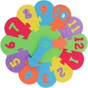 Klok kijken | Foam klok | Puzzel klok |Dia 46 cm |