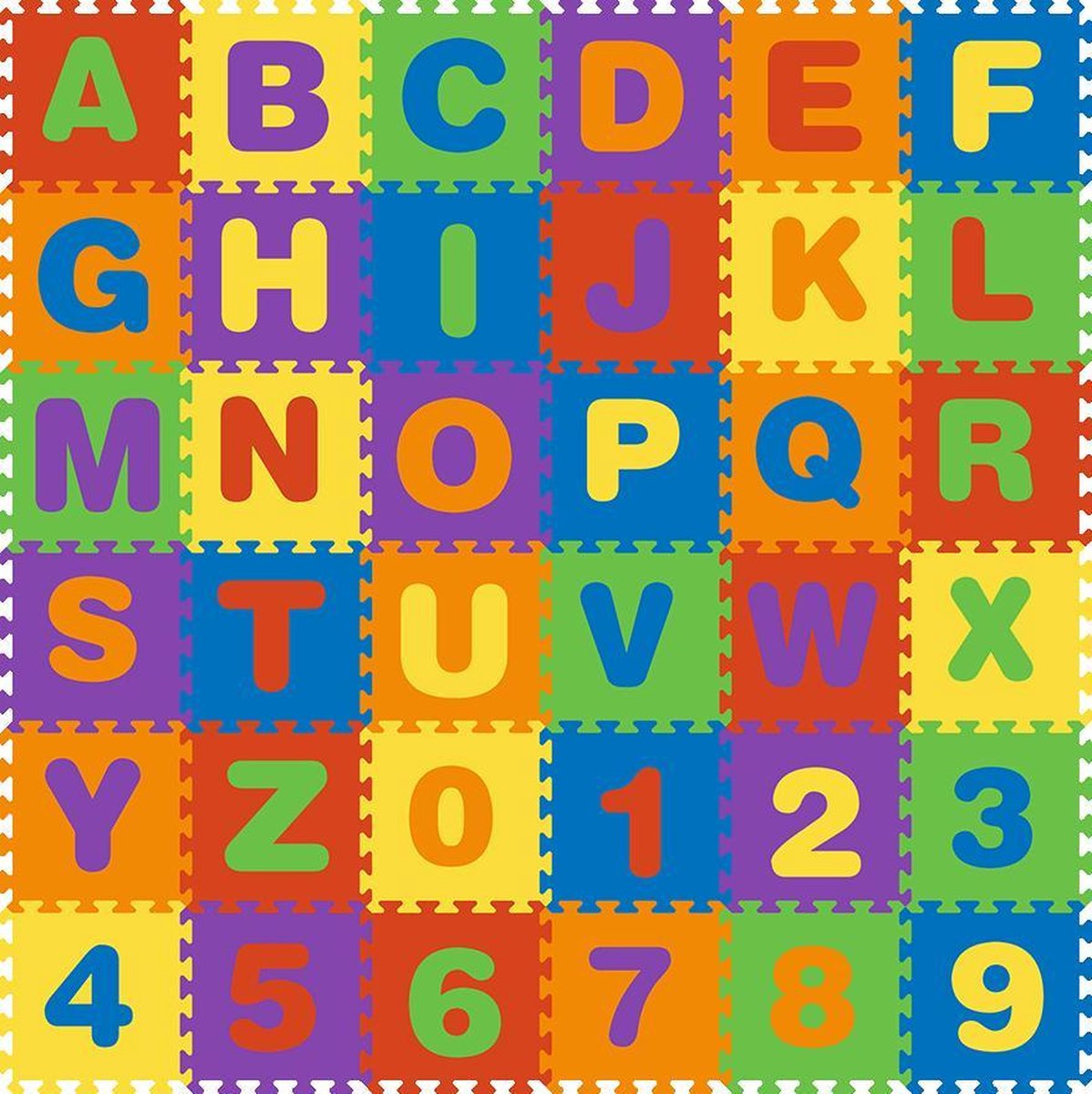 puzzelmat alfabet 36 stuks