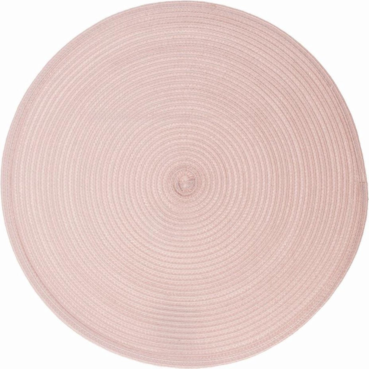 Atmosphera onderlegger Set van 4 - Roze - Gevlochten - Tafelonderlegger - Placemat
