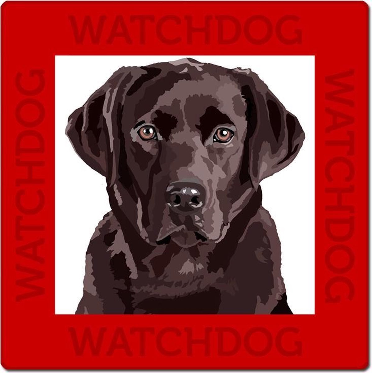 Labrador waakbord (bruine labrador)