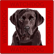 Labrador waakbord (bruine labrador)