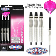 McKicks Power Pink 80% Dartpijlen 22 - 24 Gram - 24 gram
