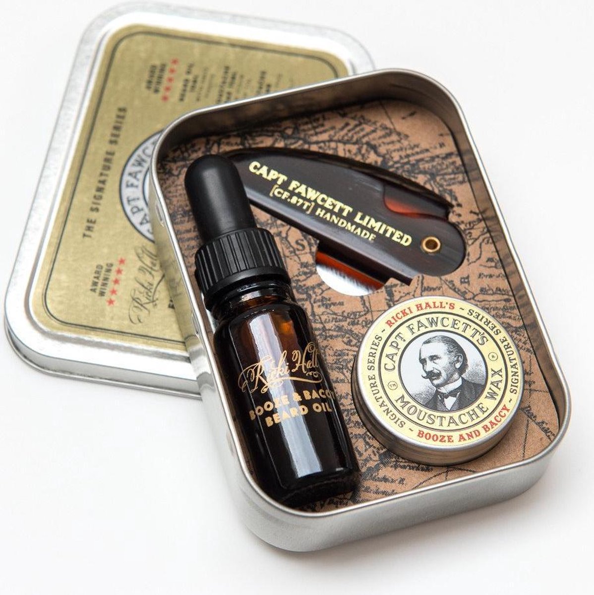 Captain Fawcett Grooming Survival Kit Booze & Baccy