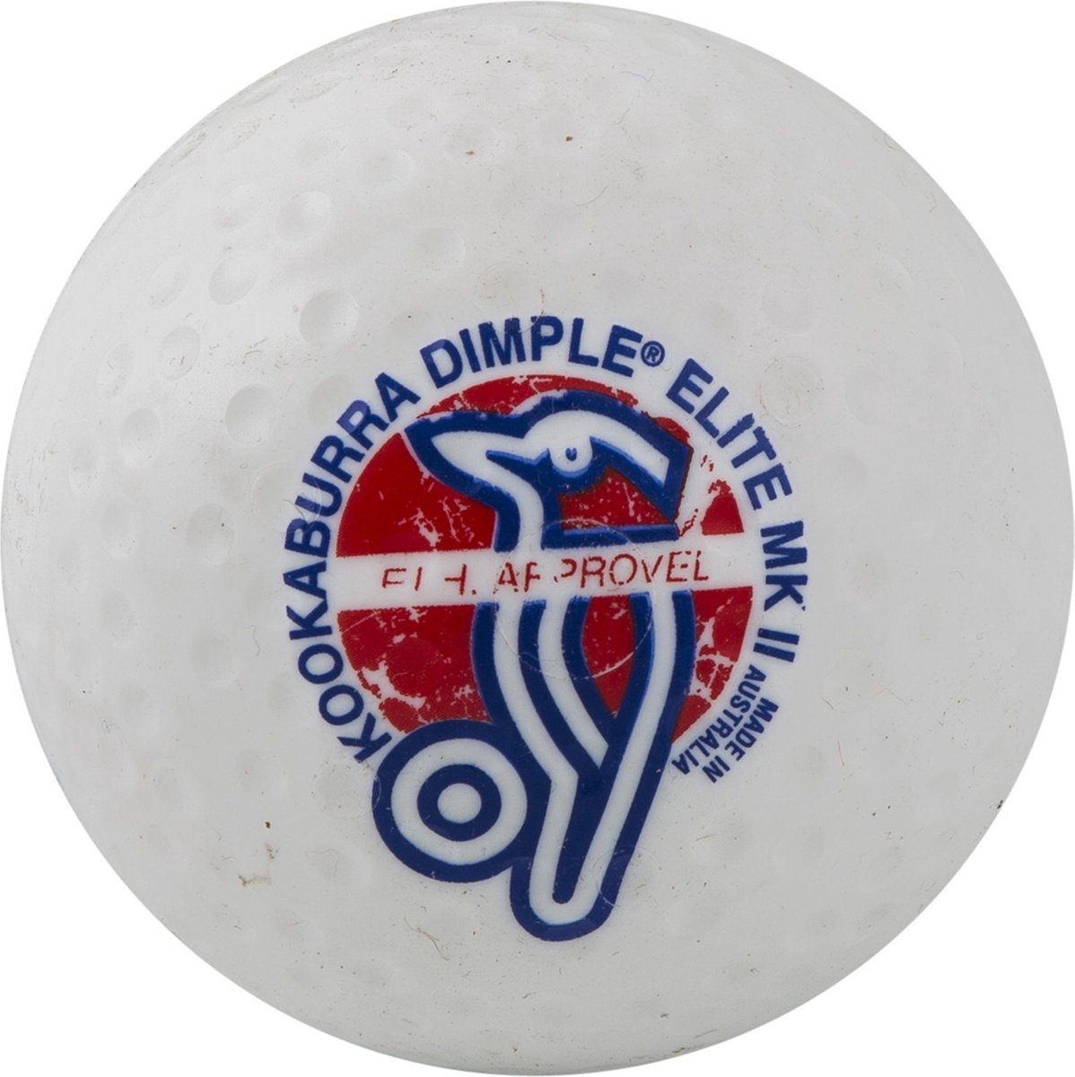 Hockeybal Kookaburra dimple elite II wit