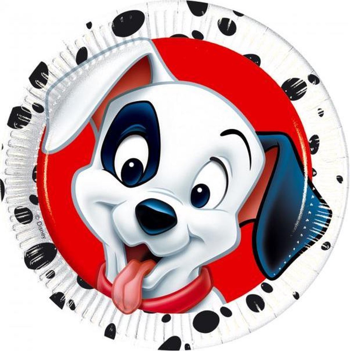 Procos Bordjes 101 Dalmatiërs 23 Cm Papier Wit/zwart 8 Stuks