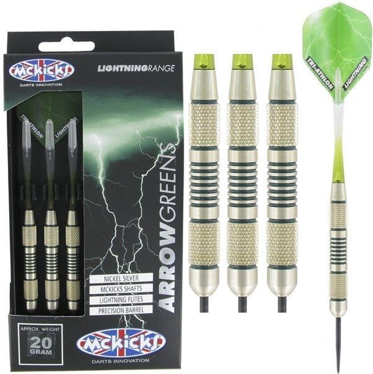 McKicks Arrow Greens Silver 20 gram - 20 Gram