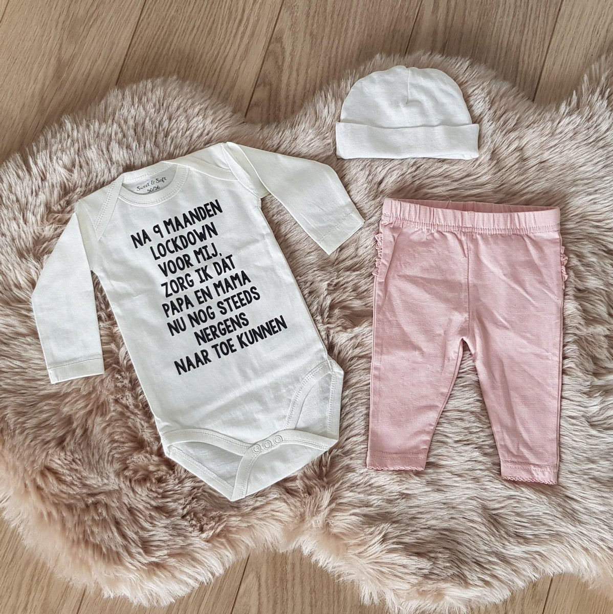 Baby cadeau geboorte meisje jongen set met tekst aanstaande zwanger kledingset pasgeboren unisex Bodysuit |  babykleding Huispakje | Kraamkado | Gift Set babyset kraamcadeau pakje babygeschenk babygeschenkset kraampakket