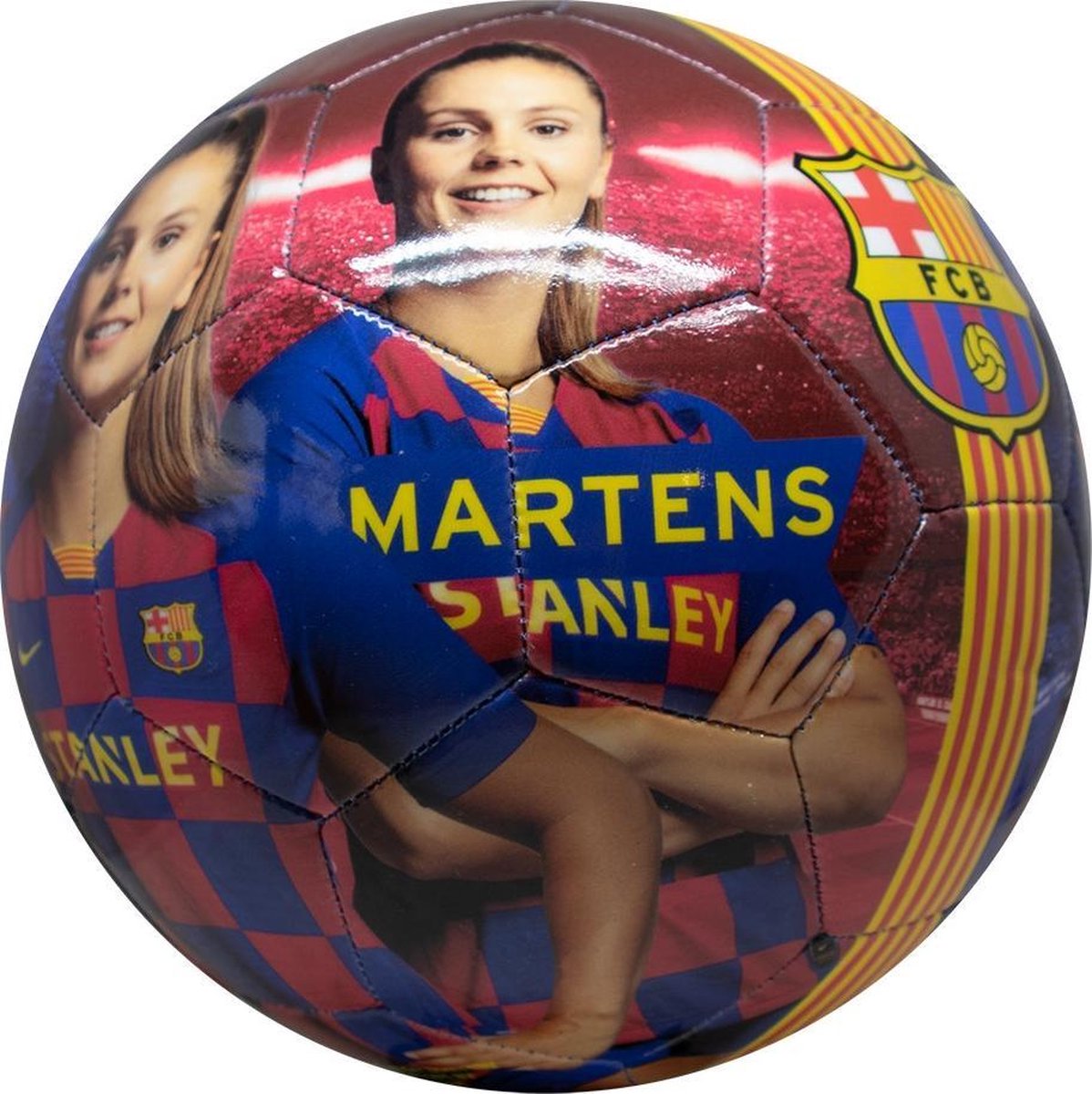 Bal FC Barcelona groot shiny Martens