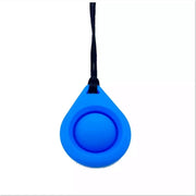 Bijtketting-Kauwketting-Druppel met Pop It-blauw