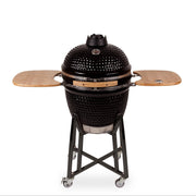 Patton Kamado Grill Houtskoolbarbecue - 21" - Grilloppervlak Ø 47 cm - Met Smart Thermometer - Zwart
