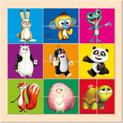 Bino Legpuzzel Little Mole & Panda Junior 20 Cm Hout 18-delig