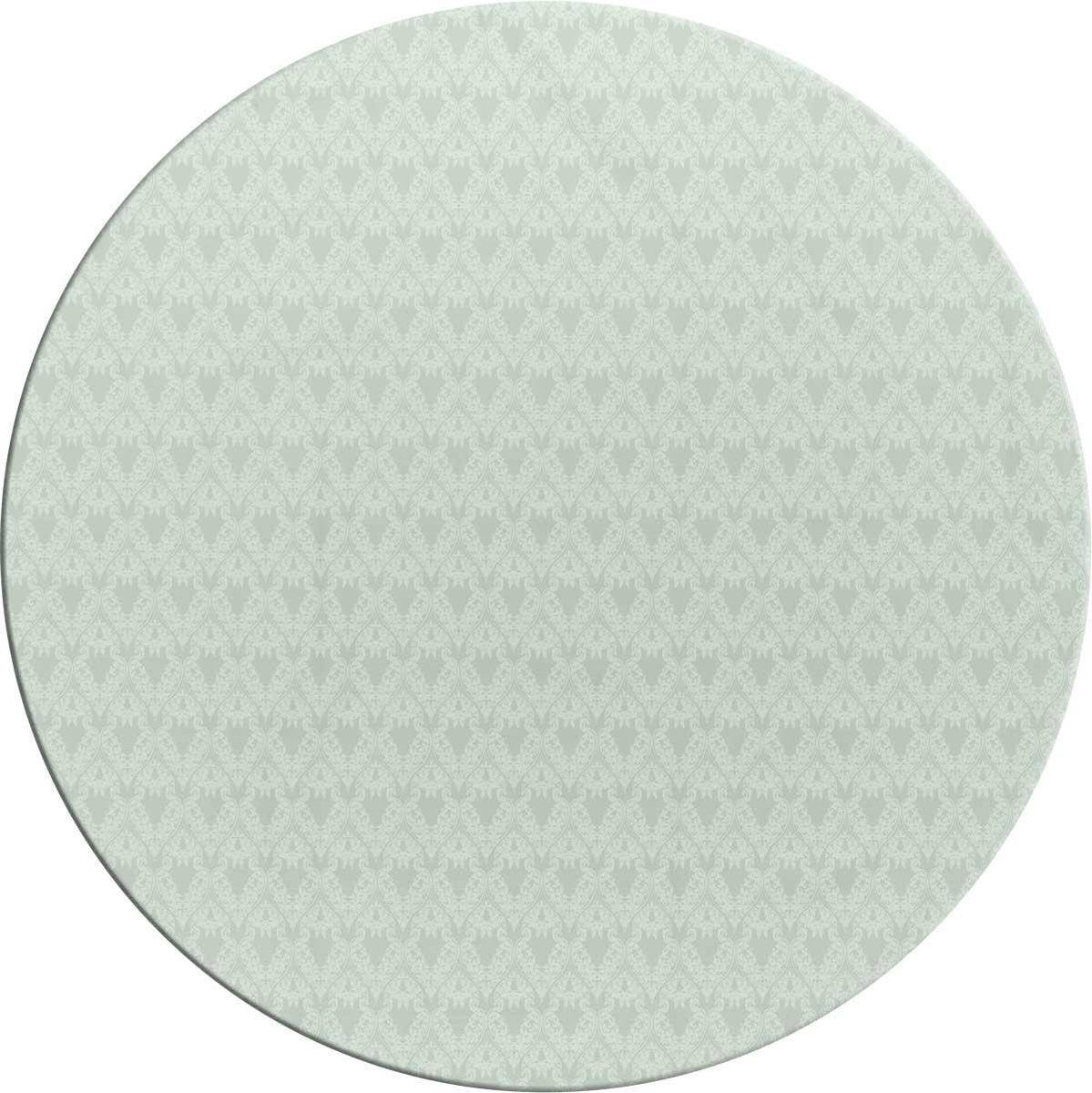 MixMamas Rond Tafelzeil - Ø 140 cm - Ornaments Almond Green