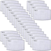 50 stuks PM2.5 | Koolstof filters | tbv gezichtsmaskers | 5laags