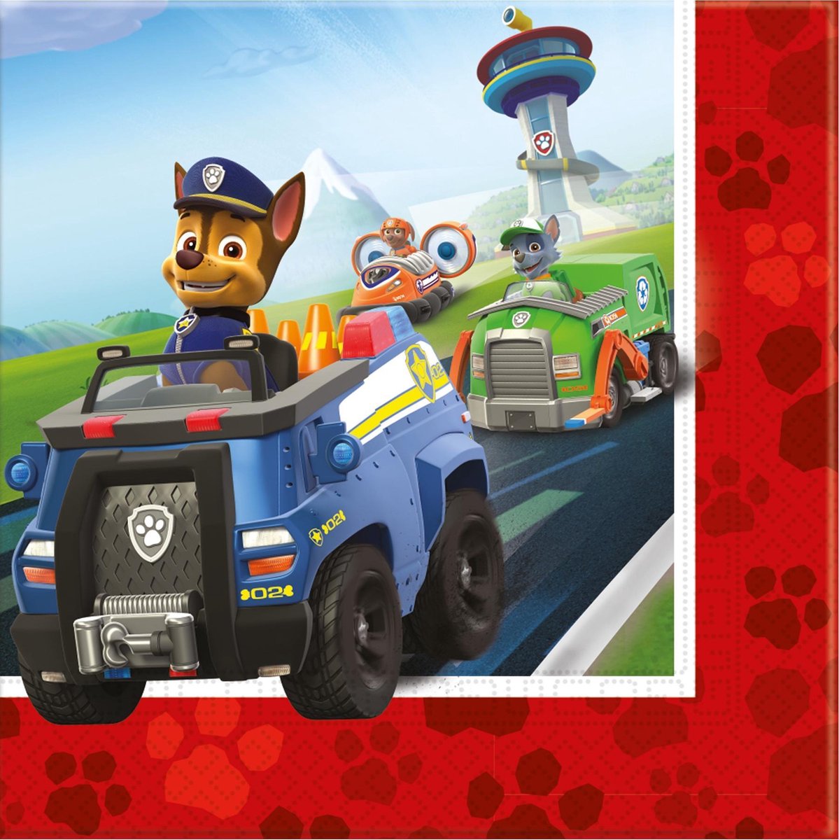 PROCOS - 20 papieren Paw Patrol servetten - Decoratie > Papieren servetten