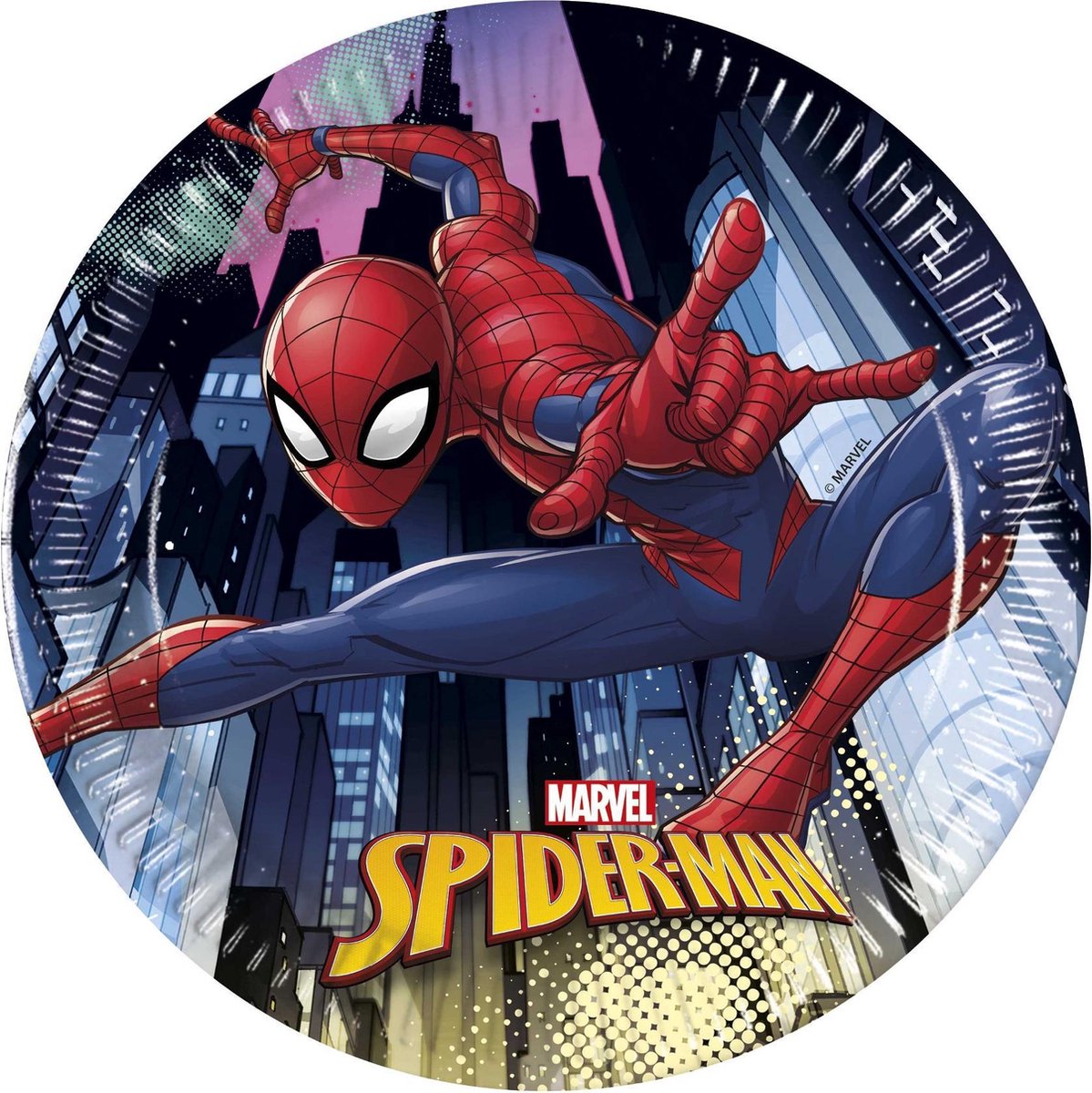 Spiderman Bordjes Team-Up 20cm 8 stuks