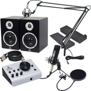 Deze fraaie podcast-bundel bestaat uit de Devine Centro 2i2o audio interface en vormt het hart van het geheel. Daarnaast vind je een zeer praktisch hengelstatief waaraan je de meegeleverde microfoon kunt ophangen.