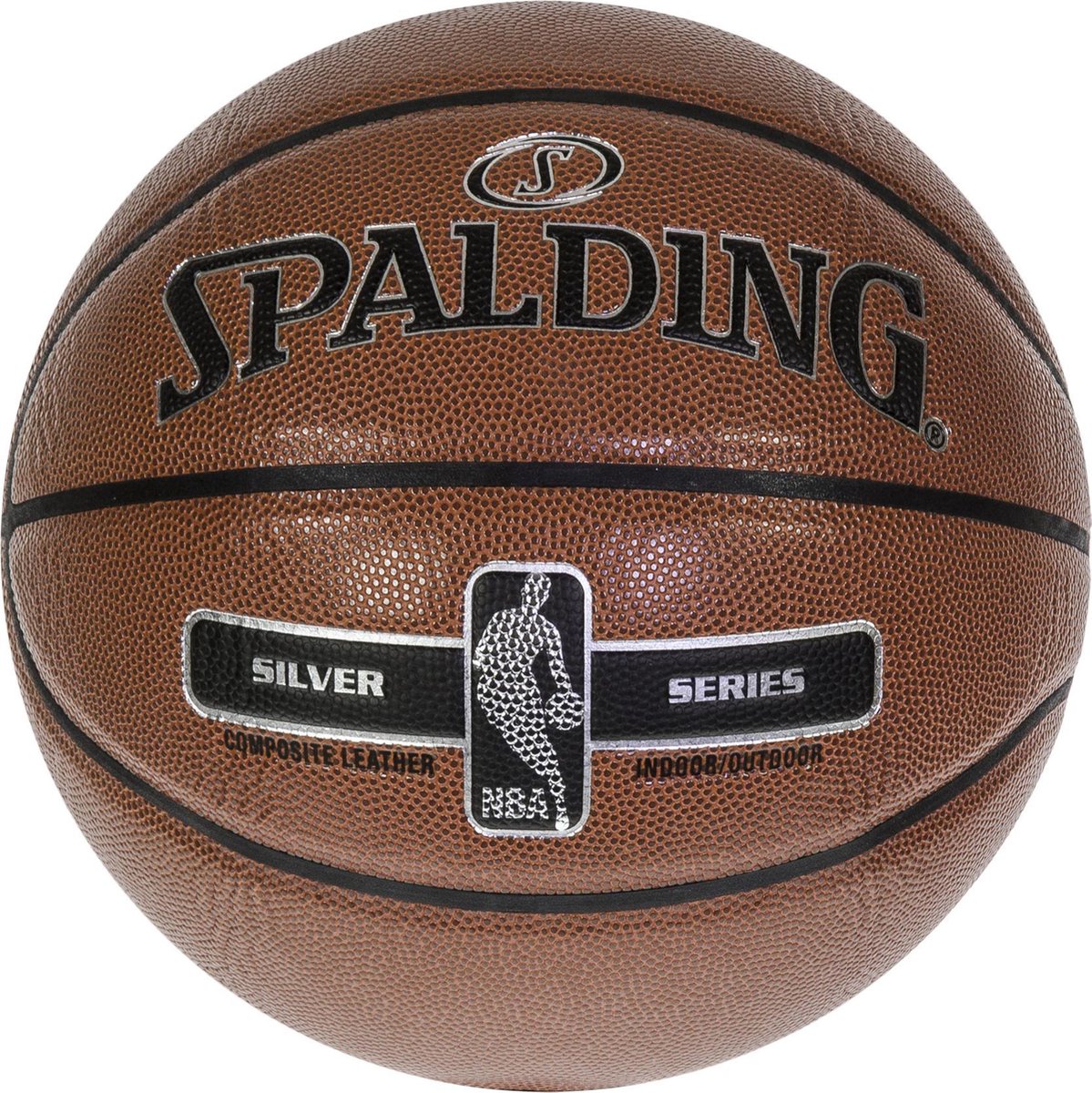 Spalding Nba Silver Series In/Outdoor Basketbal - Oranje | Maat: 7