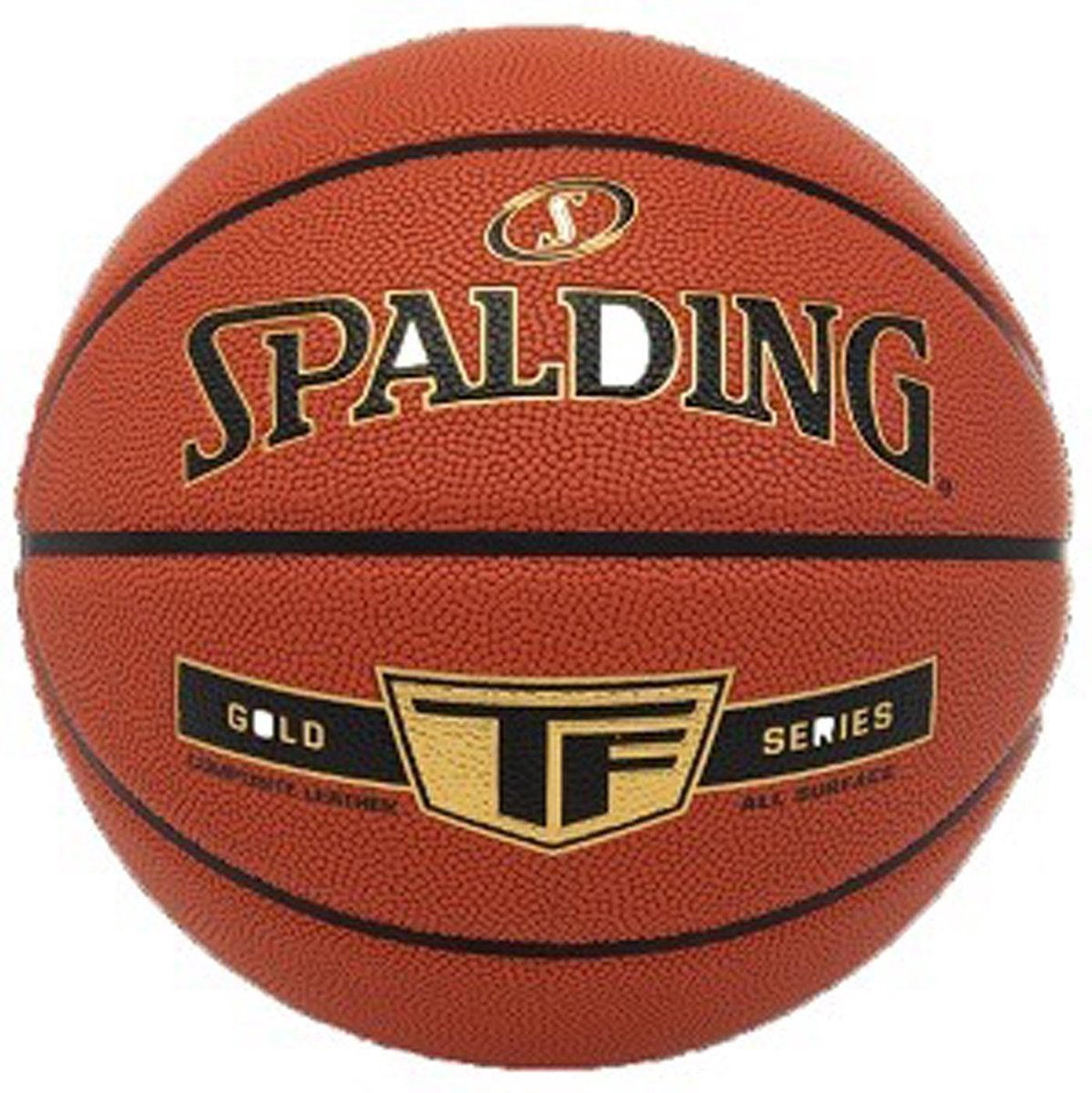 Spalding BasketbalVolwassenen - oranje - zwart - goud