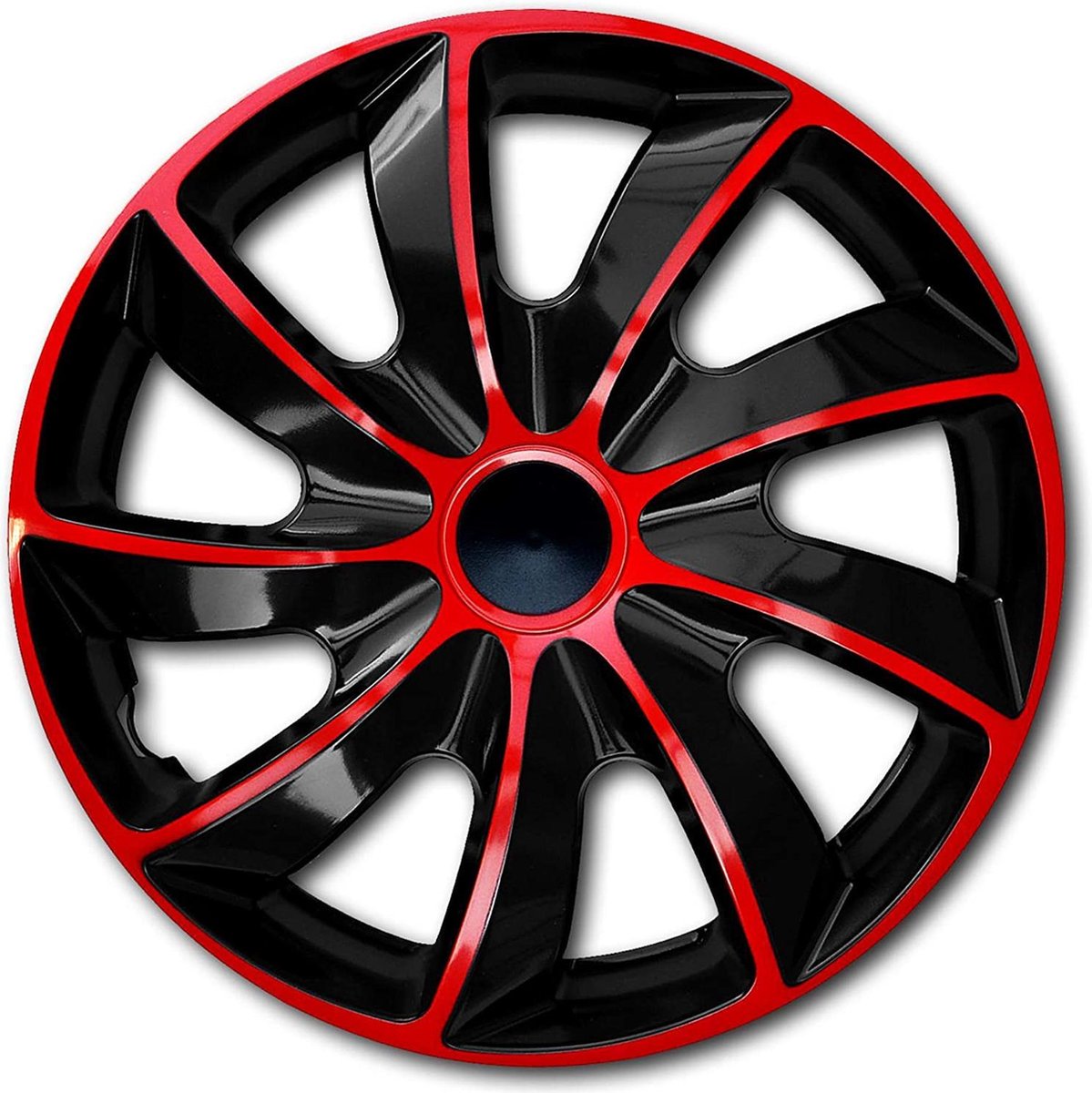 13 "QUAD wieldoppen - Rood en zwart