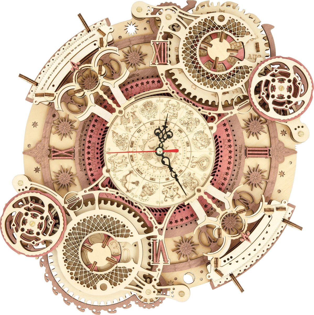Robotime Bouwpakket Zodiac Wall Clock 33