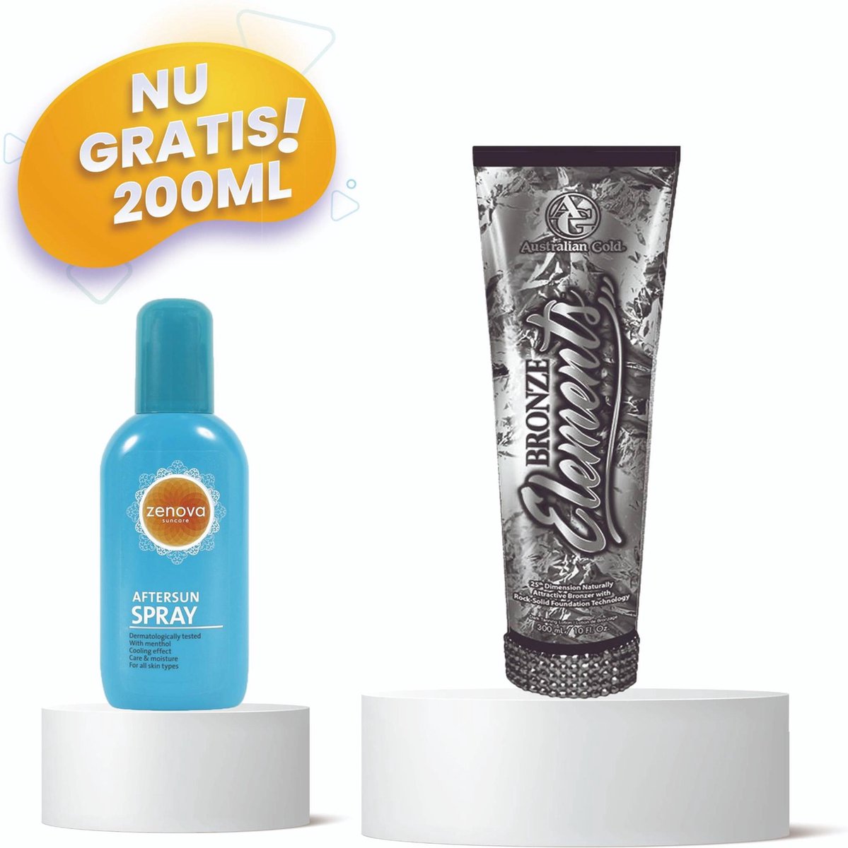 Australian Gold ® Bronze Elements - Zonnebank - Zonnebankcreme - Zonnebank creme - Bronzer - Gelaatsbruiner - 250 ML