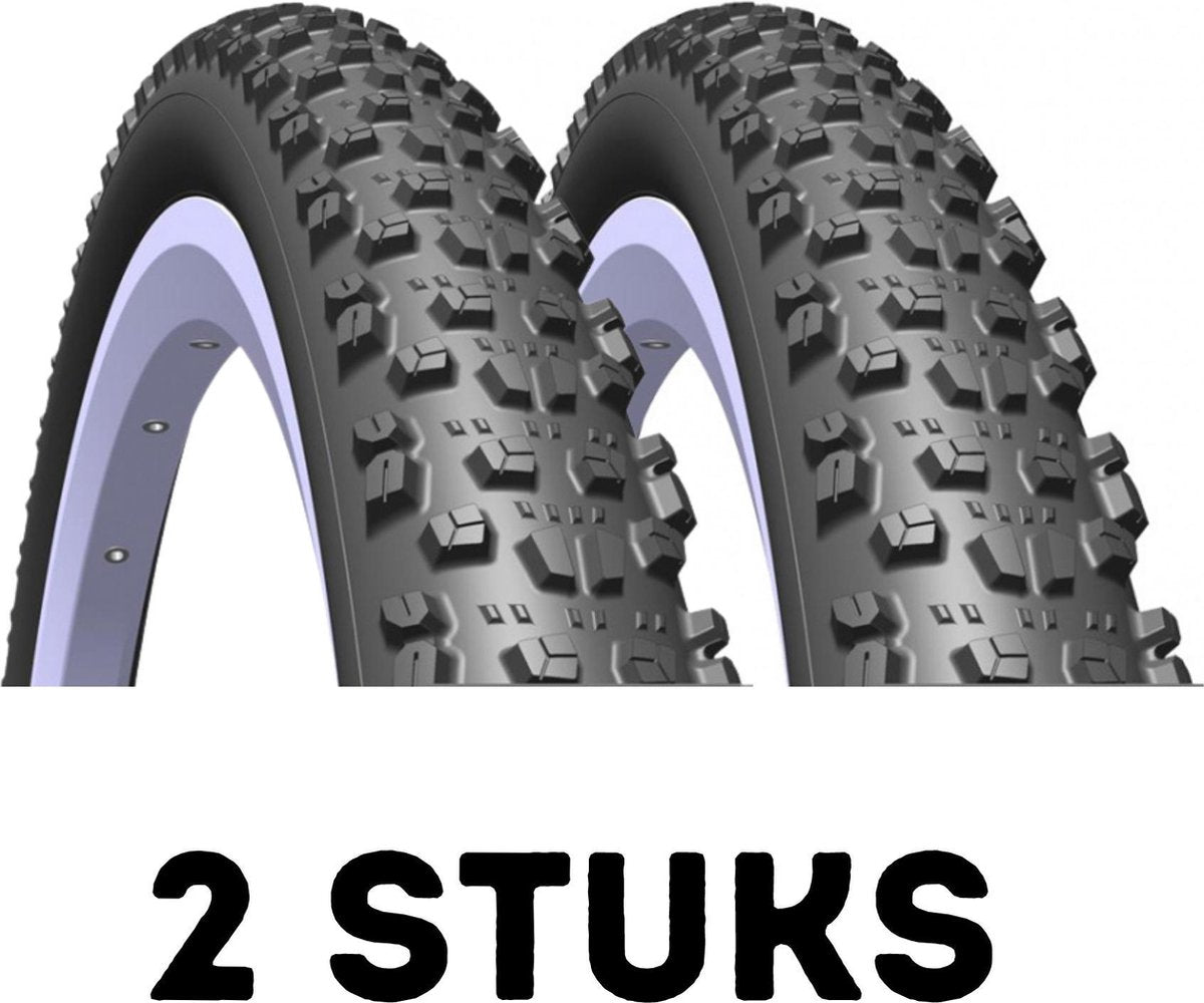 Fietsband - Buitenband - Set van 2 - Hyperion 29 x 2.10 vouwband Supra TSS zwart