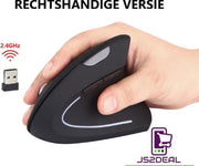 Verticale muis - Rechtshandig - Ergonomisch design - Aanpasbare snelheden