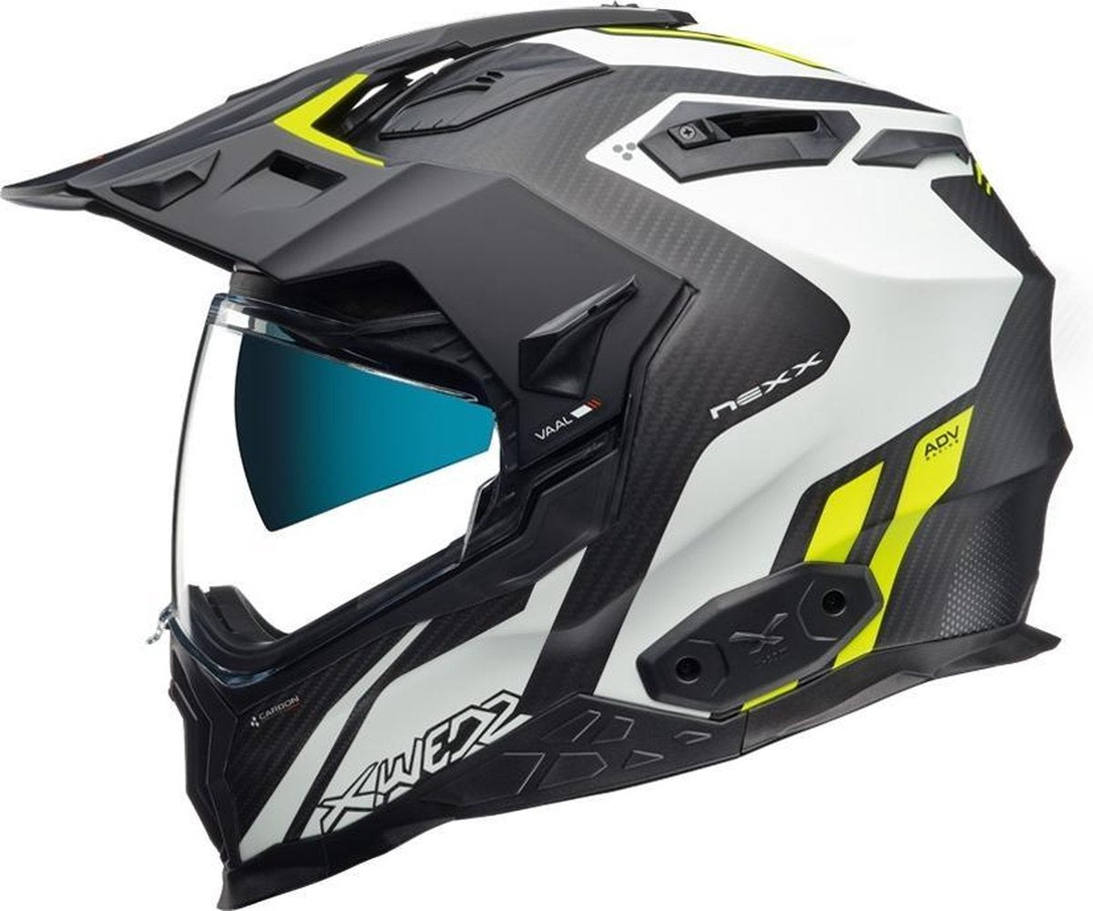 Nexx X.Wed2 Carbon Vaal White Neon Matt  3XL