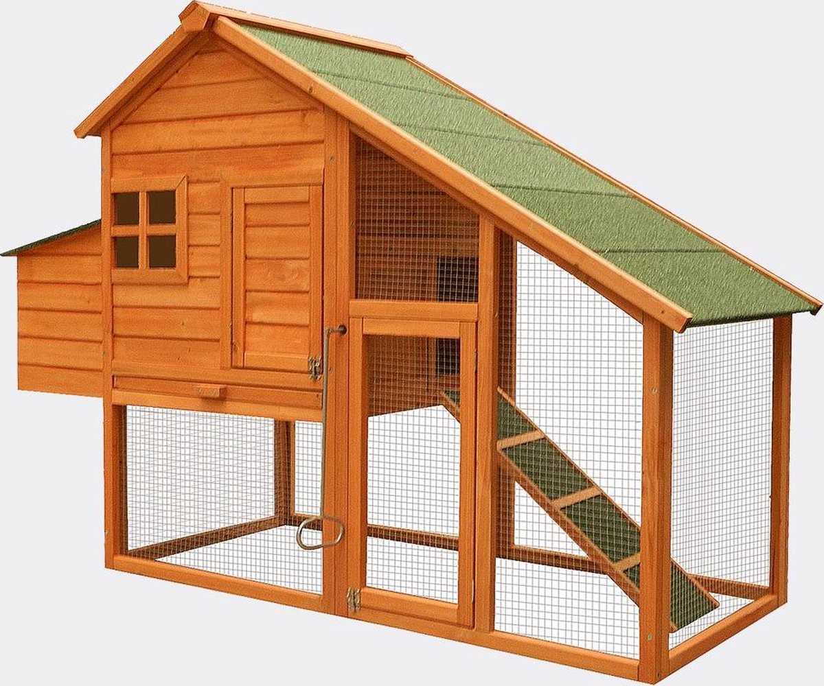 WorldPet Kippenhok / Konijnenhok 171 x 66 x 120 cm