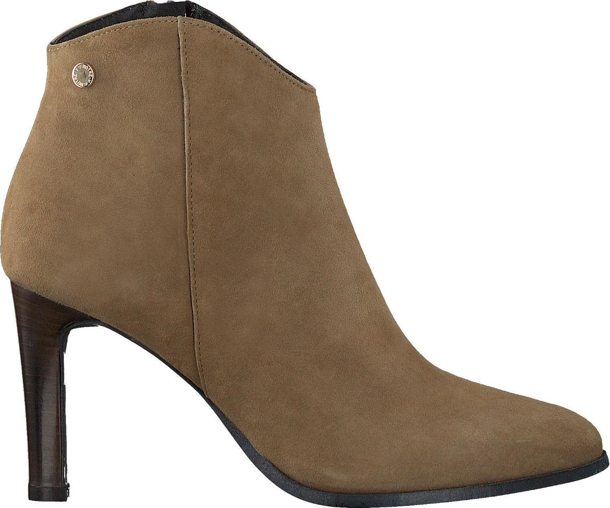 Notre-V 7433 Enkellaarsjes - Enkelboots - Dames - Taupe - Maat 38