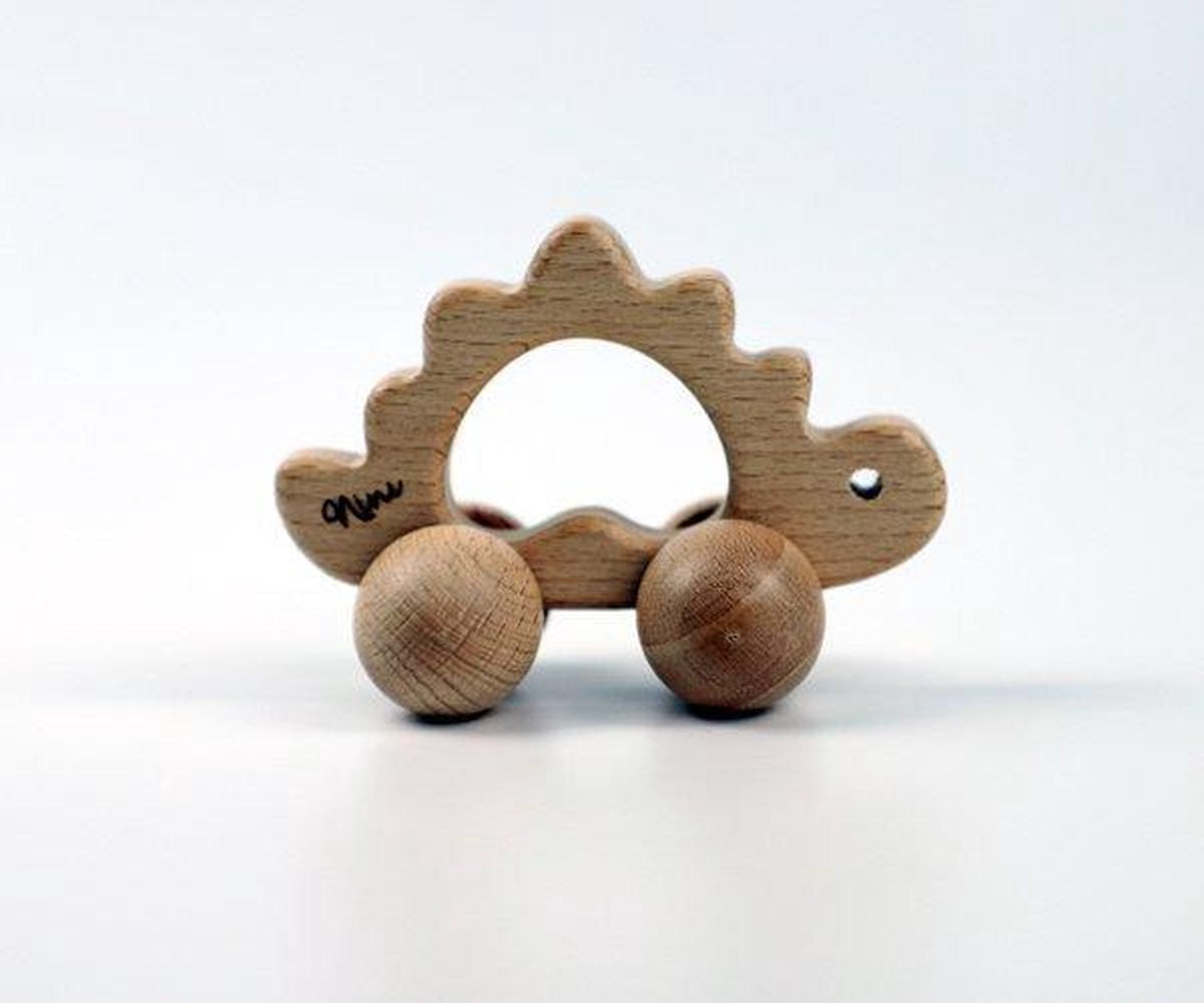 Houten speelgoed dino | Speelgoed vanaf 1 jaar | Educatief speelgoed | Duurzaam speelgoed
