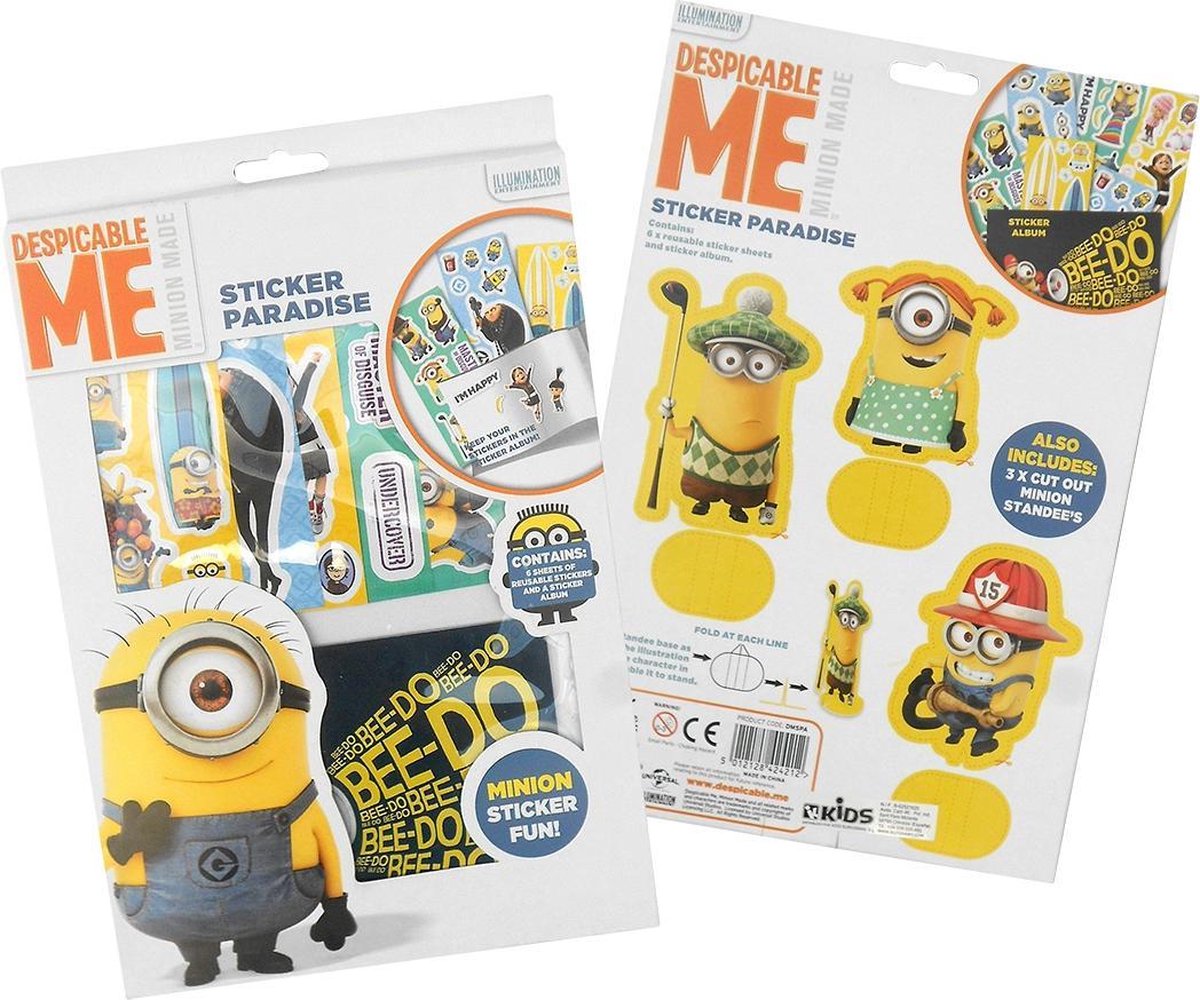 Sticker Geschenkdoos Minions