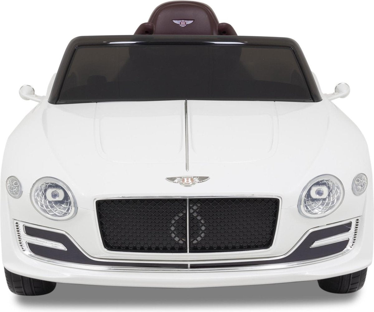 Bentley Continental -Elektrische Kinderauto - Accu Auto - Sterke Accu - Afstandbediening - Wit