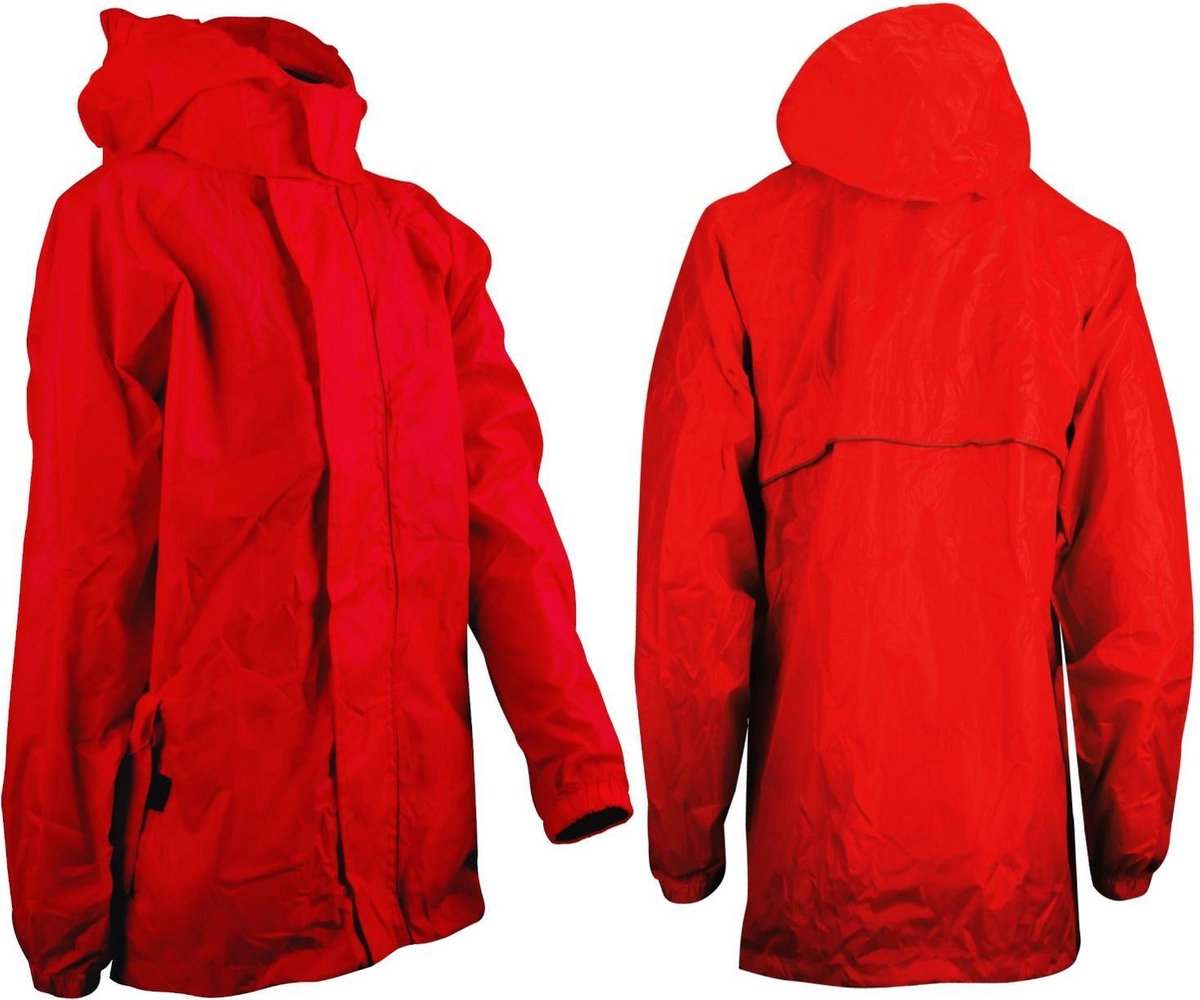 Ralka Regenjas - Kinderen - Unisex - Rood