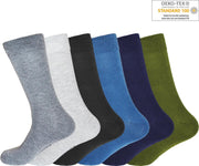 GIANVAGLIA Heren Sokken Effen 12-pack - Maat 39-42