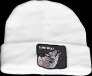 heren mutsen volwassenen | heren wintermuts | Damesmutsen | Wit | LONEWOLF