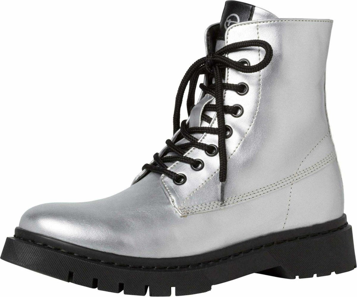 Tamaris Veterboots zilver - Maat 39