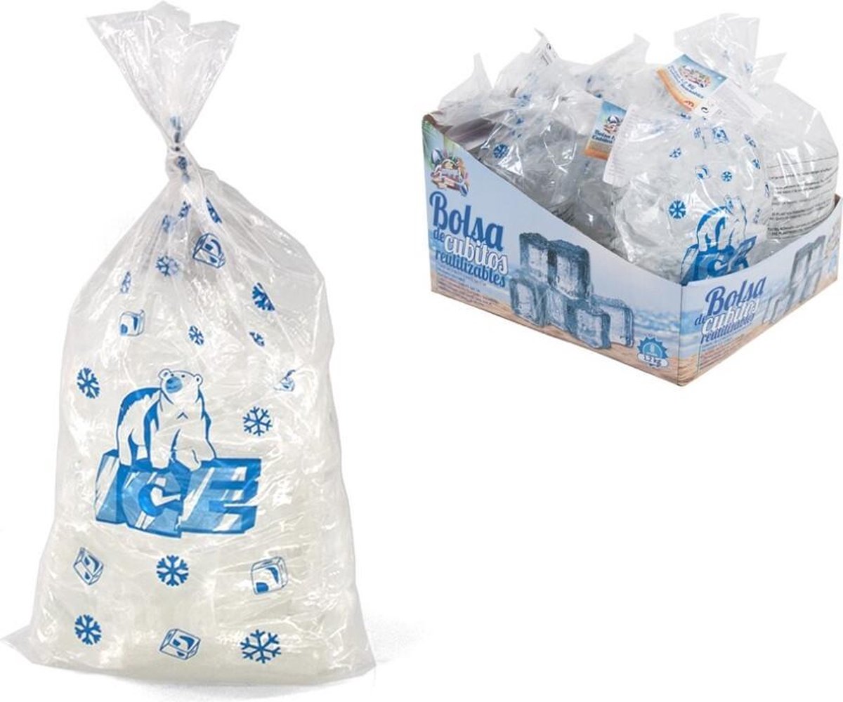 Zakje herbruikbare ijsblokjes/ijsklontjes 1