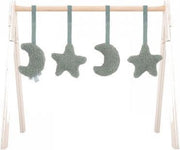 Jollein Babygym Speeltjes - Moon - Ash Green - 4 Stuks