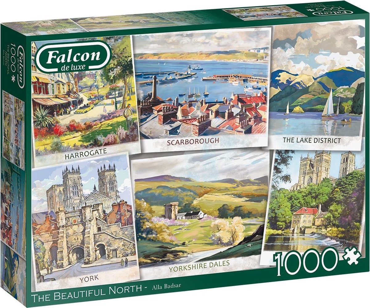 Falcon puzzel The Beautiful North - Legpuzzel - 1000 stukjes