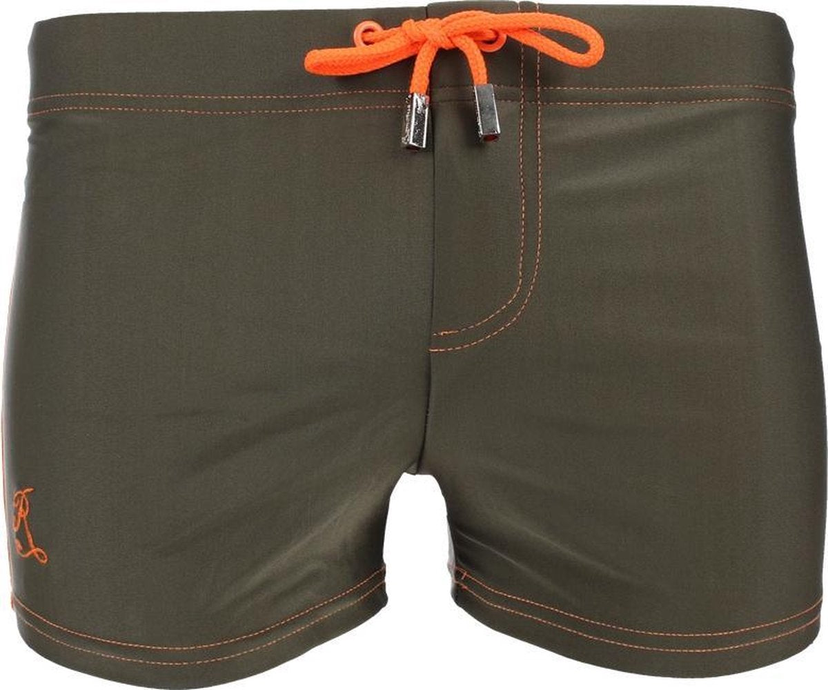 Ramatuelle - Heren - Borneo Zwembroek Khaki  - Groen - XXL