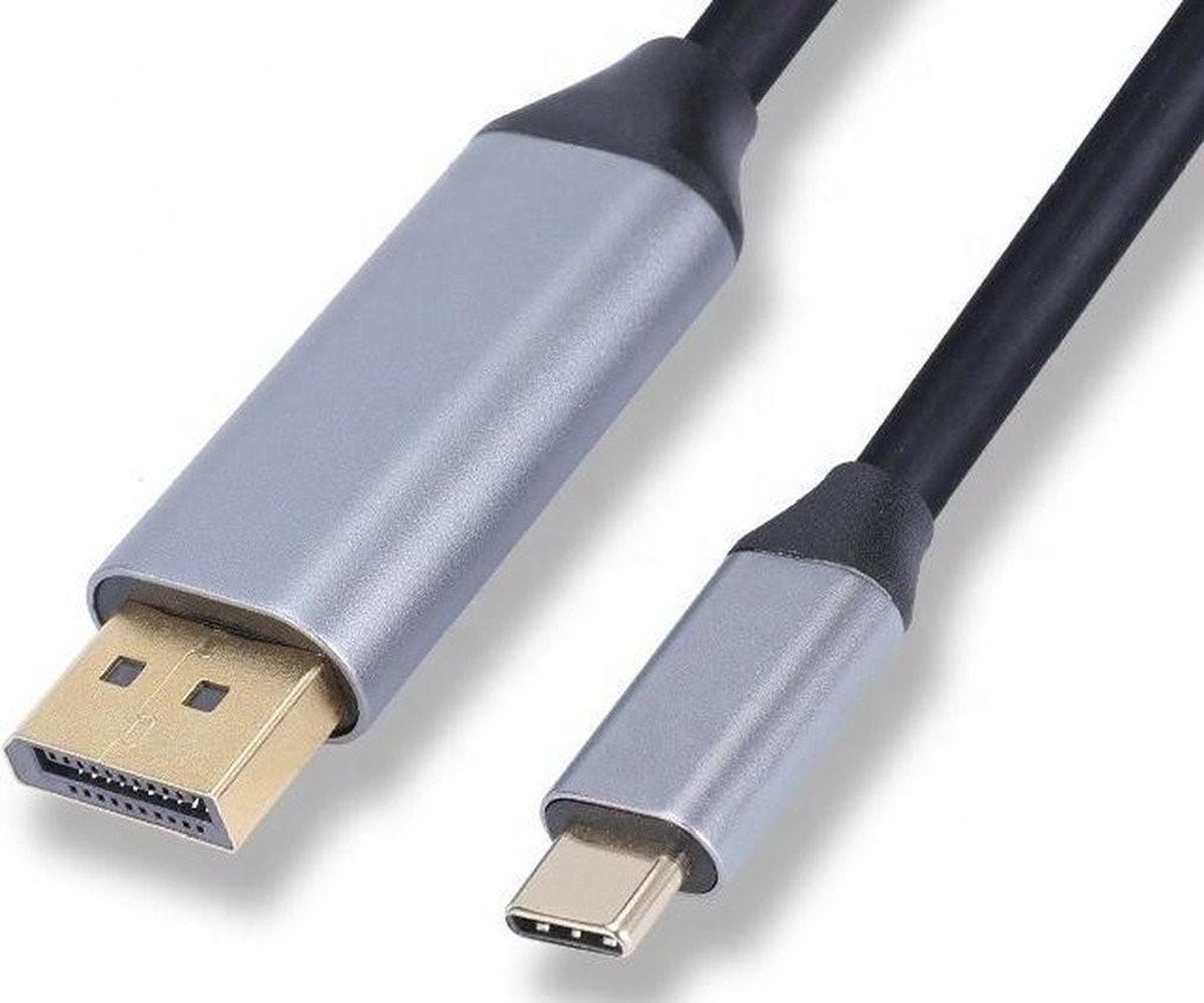 Garpex® USB C naar DisplayPort - 4K Resolutie – USB C naar DP – USB C naar Displayport Kabel 1.8 meter
