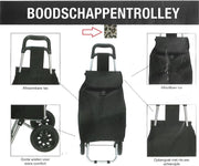 Boodschappentrolley -Tijgerprint