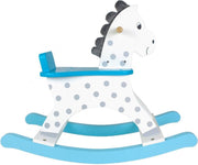 Houten Schommelpaard Blauw