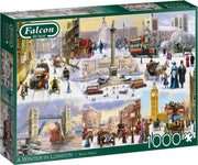 Falcon puzzel A Winter in London - Legpuzzel - 1000 stukjes